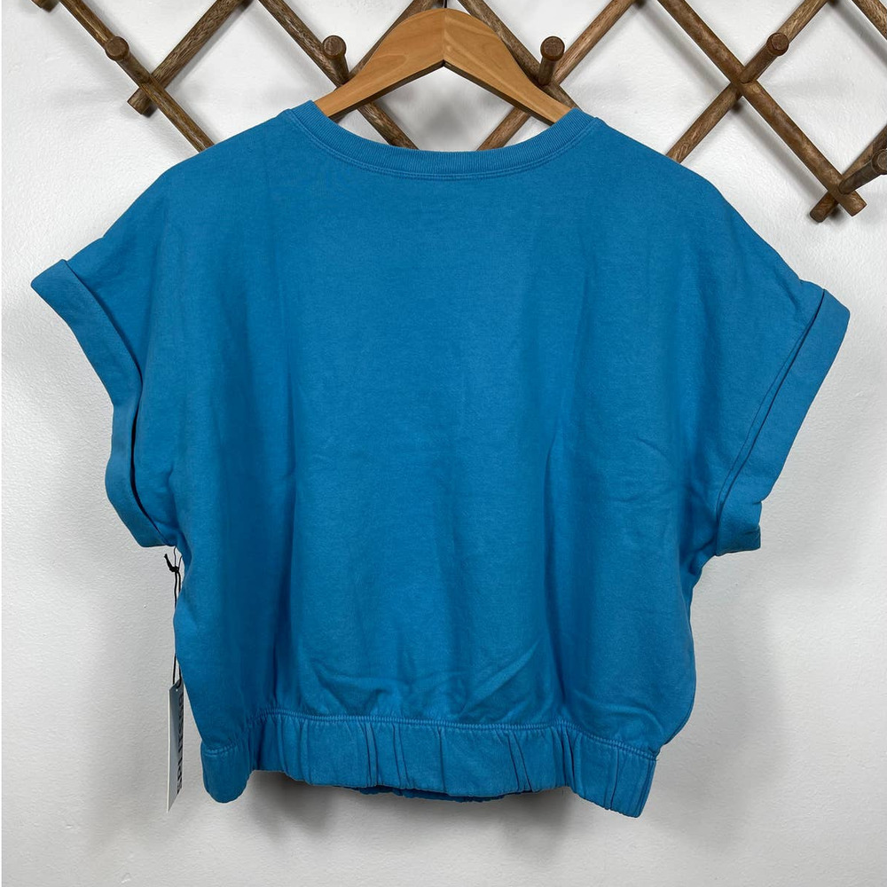 Splits59 Franky French Terry Sweatshirt in Blue Size L - Picture 3 of 10